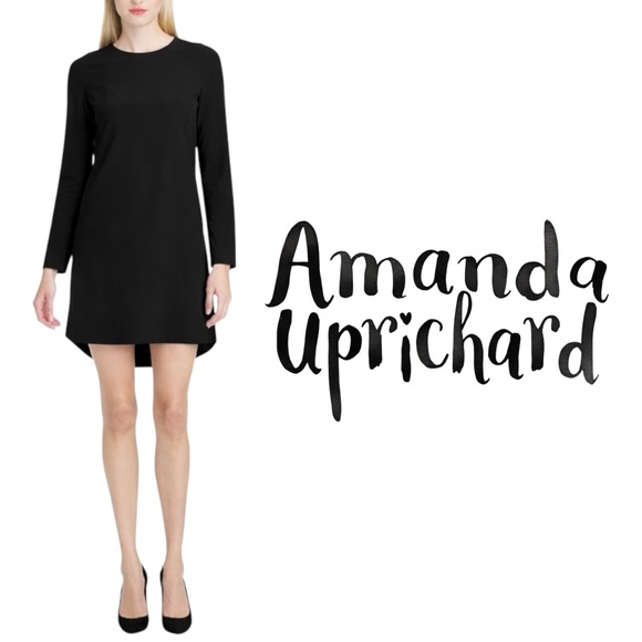 Amanda Uprichard Dresses & Skirts - Amanda Uprichard minimalist black high low mini dress tunic 90’s chic CBK small
